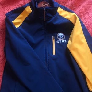 NHL Buffalo Sabres Zip Up Jacket Sz L